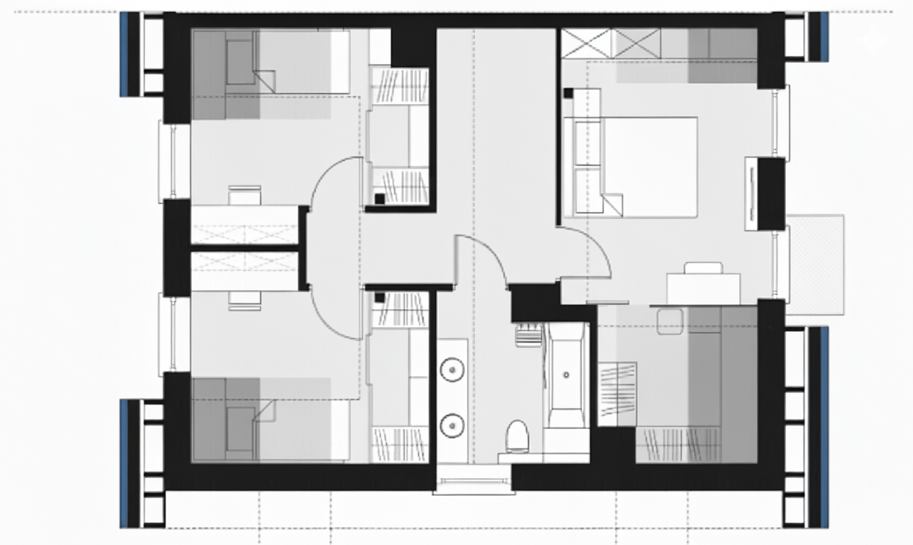 Dom w Narcyzach 10B - Plan - Poddasze